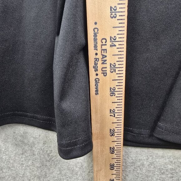 Black Flared Bell Bottom Pants Womens Elastic Waist Polyester Stretch Size 4xl - Picture 6 of 6